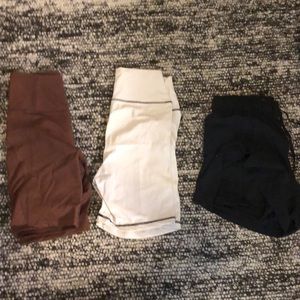 Bundle of athletic shorts and bike shorts